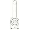 Polar sjækkel G-5163 cross section drawing