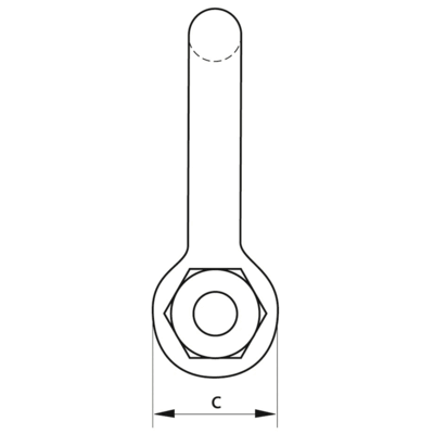 Polar sjækkel G-5163 cross section drawing