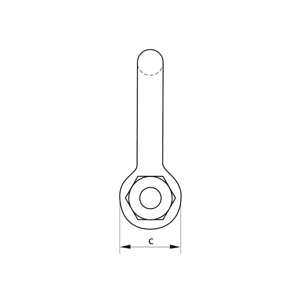 Polar sjækkel G-5163 cross section drawing